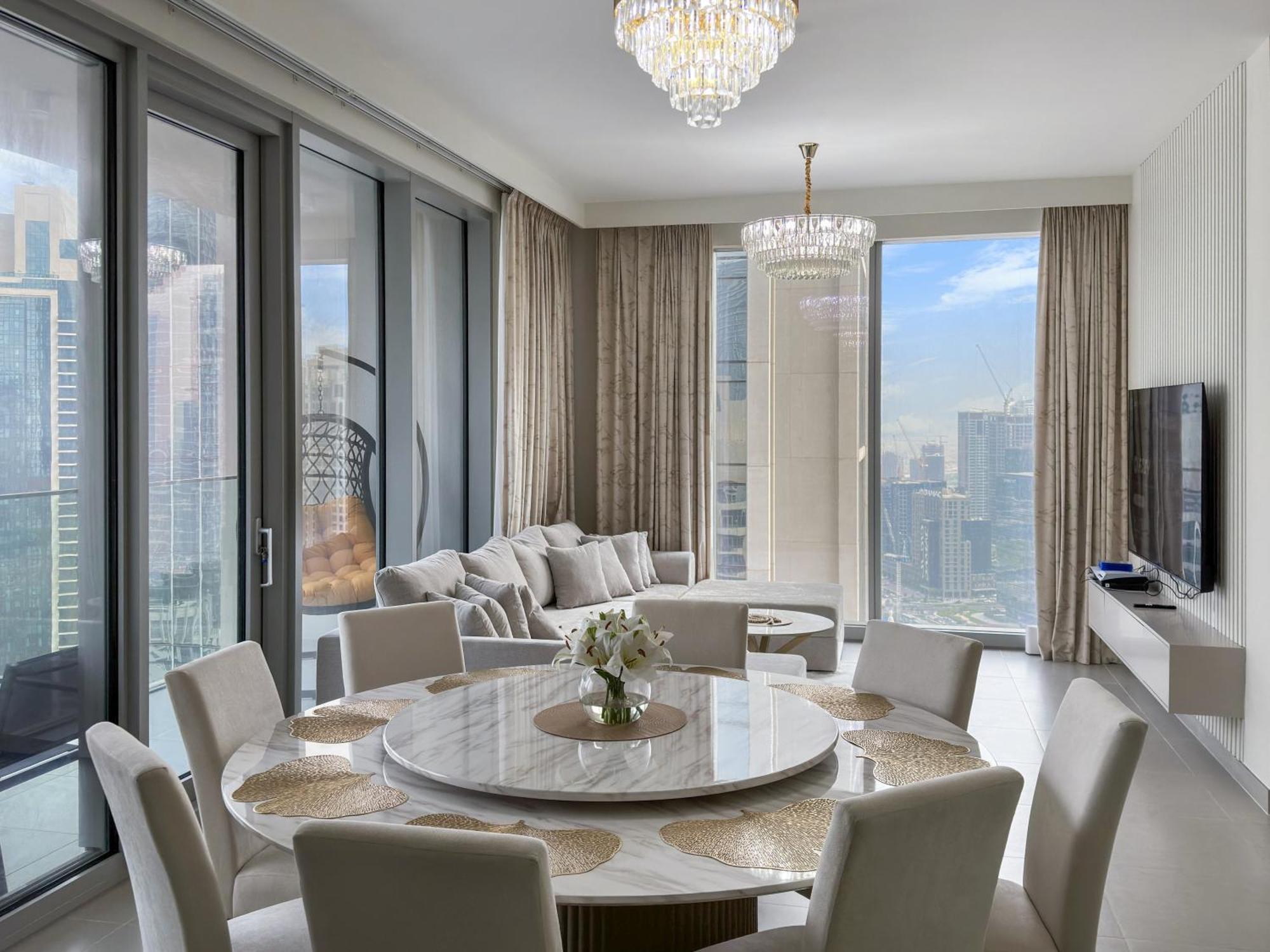 Incredible View - Fountain Show - 4br - Ps5 And Games Apartamento Dubai